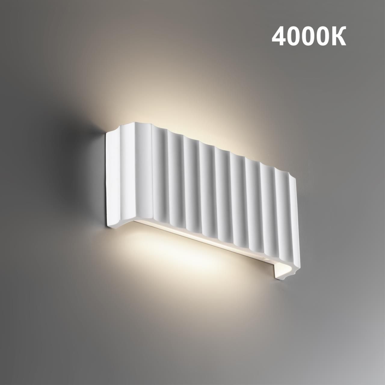Novotech 359401 OVER NT24 000 белый Светильник настенный с переключателем цв.температуры IP20 LED 8W 220V 3000/4000/6000K YESO фото