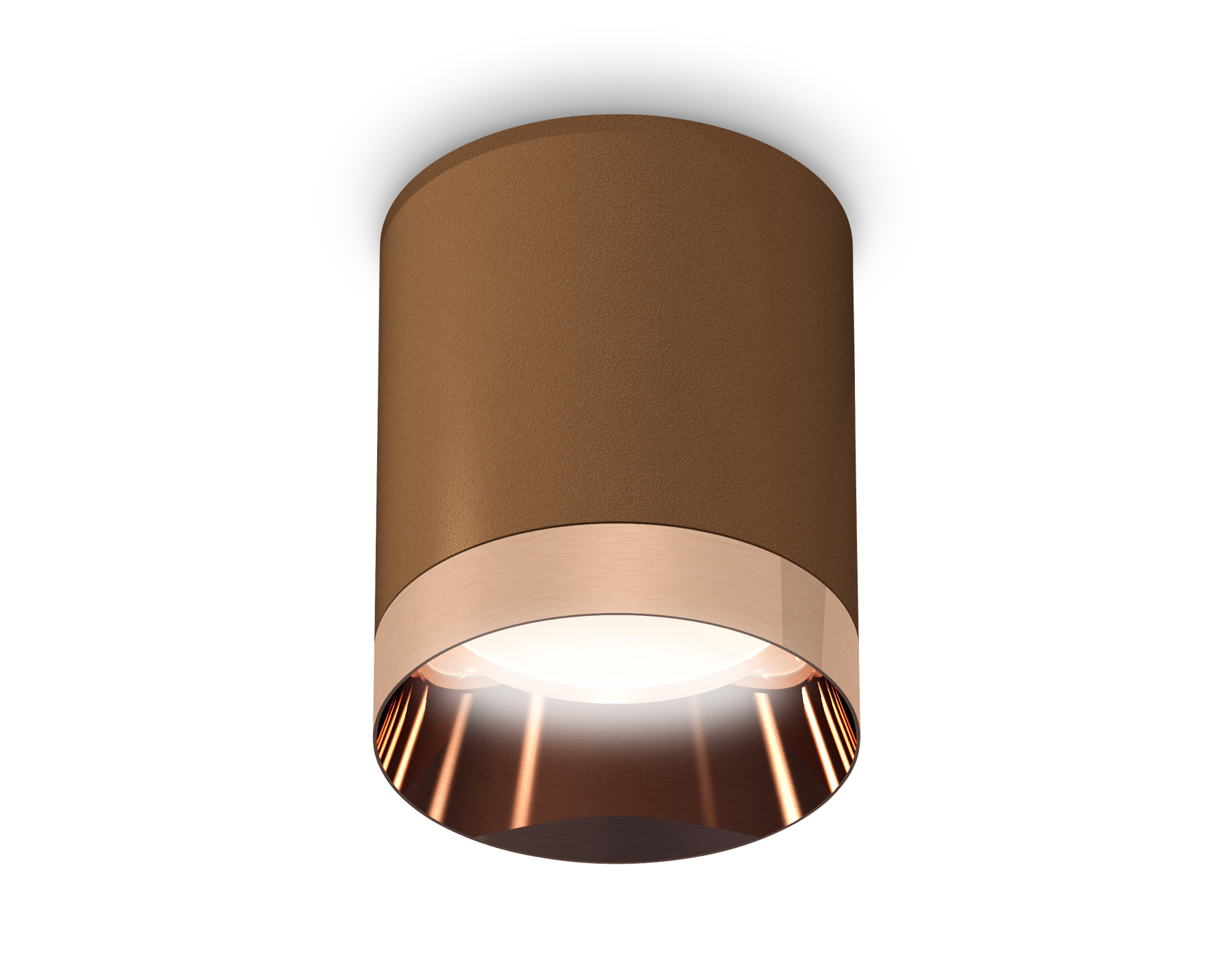 Ambrella Комплект накладного светильника XS6304012 SCF/PPG кофе песок/золото розовое полированное MR16 GU5.3 (C6304, N6135) фото