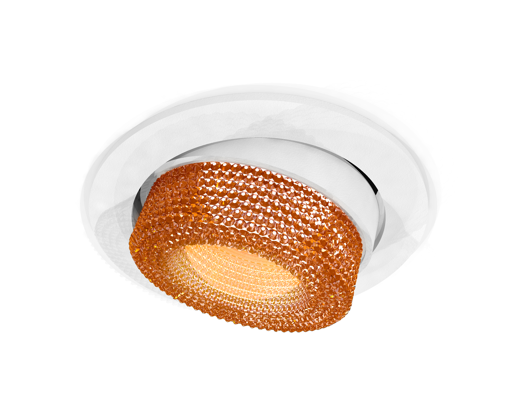 Ambrella Комплект встраиваемого поворотного светильника XC7651064 SWH/CF белый песок/кофе MR16 GU5.3 (C7651, N7195) фото