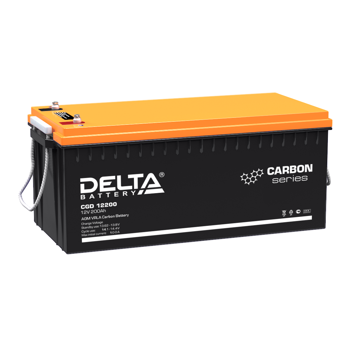 Delta Аккумулятор CGD 12200 (12V/200Ah) фото
