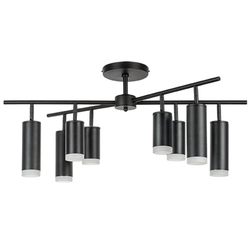 Lightstar LR7283748740 Люстра RULLO 8х50W GU10 ЧЕРНЫЙ (571728+214437-4+214487-4+202430-8), шт фото