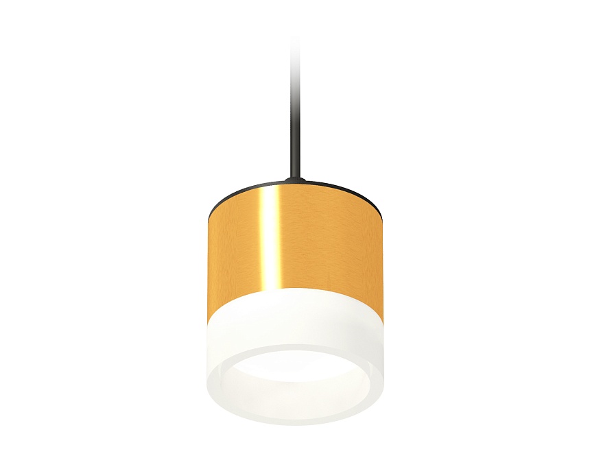 Ambrella Комплект подвесного светильника GX53 с акрилом XP8121025 PYG/FR/SBK золото желтое полированное/белый матовый/черный песок GX53 (A2333, C8121, фото