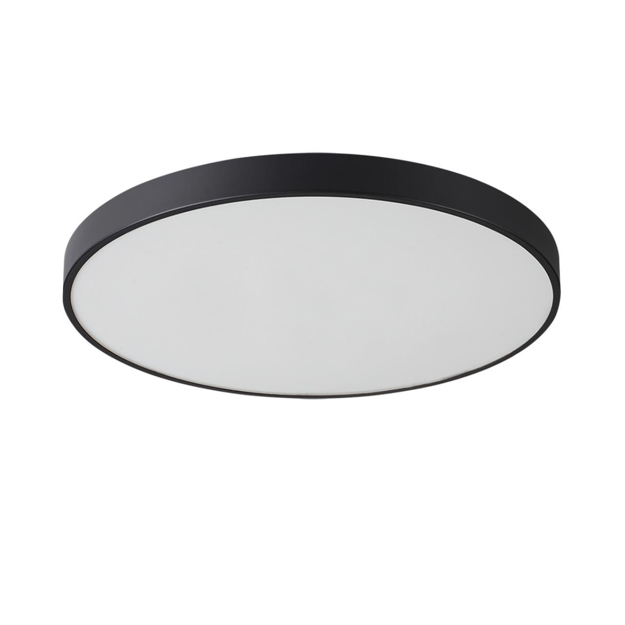 Sonex 7758/92L MITRA LED SN Светильник металл/акрил/черный LED 80Вт+12Вт(подсветка) 4000K D800 IP20 QUASAR фото