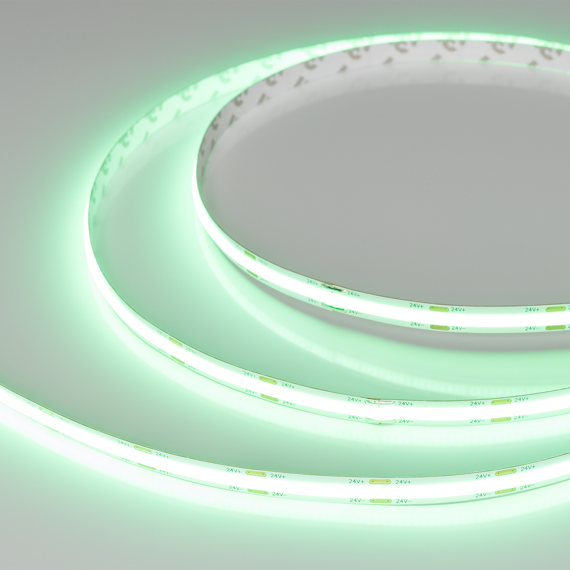 Лента COB-X544-8mm 24V Green (11.5 W/m, IP20, 5m) (Arlight, -) фото