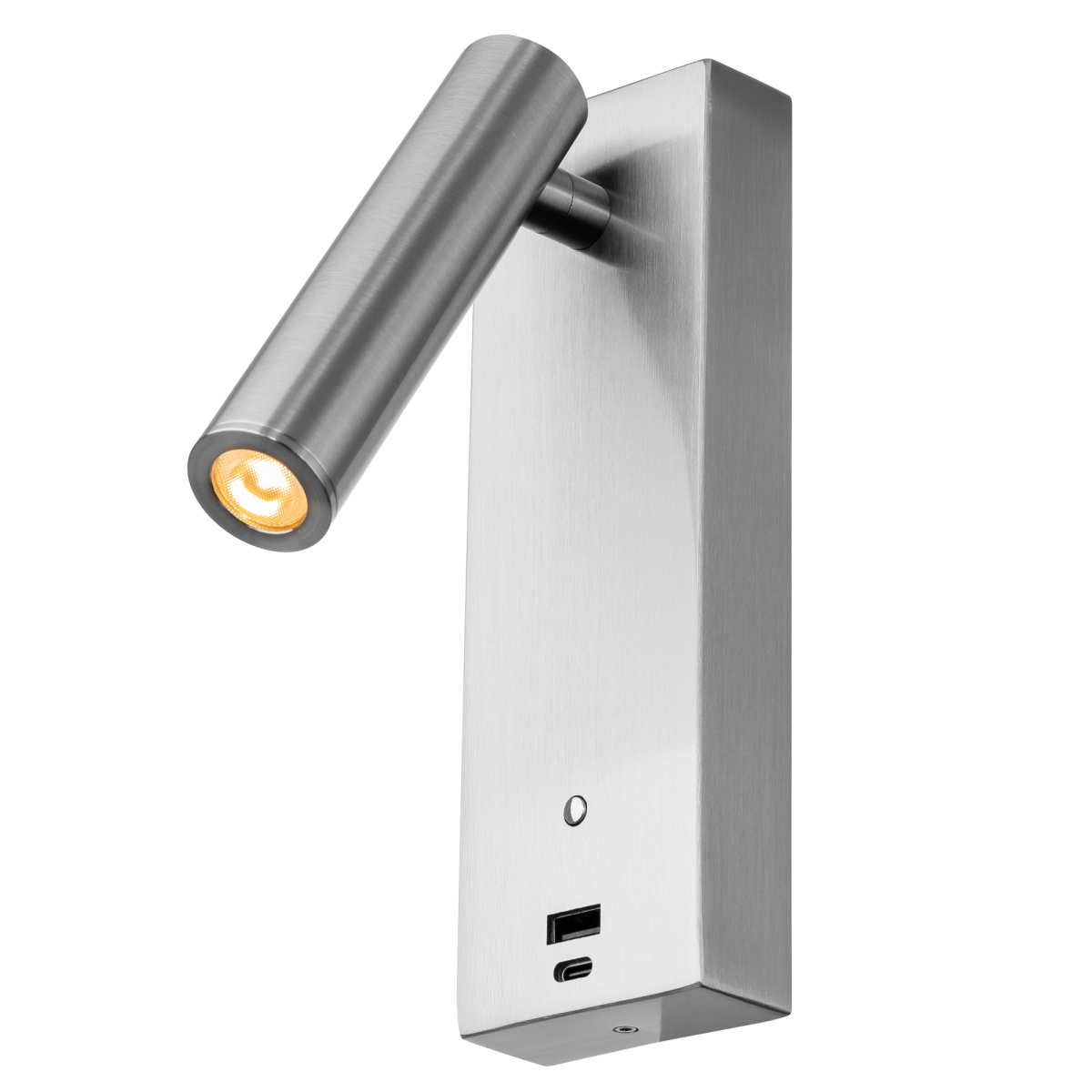 Citilux CL704432 Декарт Хром Мат. Светильник настенный с USB фото