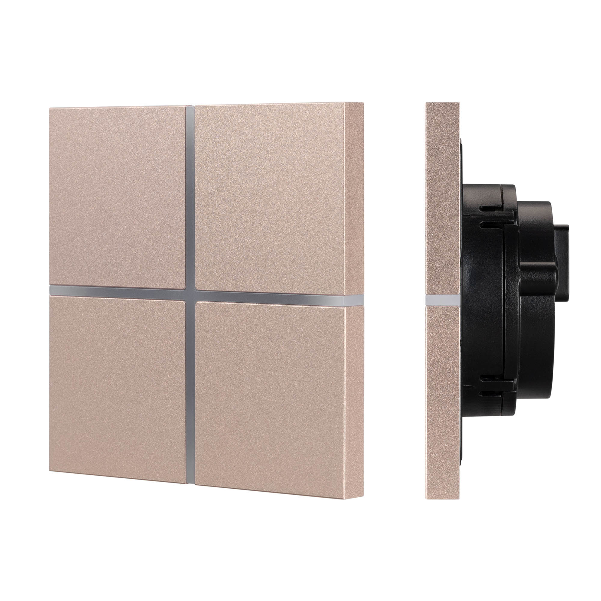 Arlight INTELLIGENT ARLIGHT Сенсорная панель KNX-304-13-IN Champagne (BUS, Frameless) (IARL, IP20 Металл, 2 года) фото