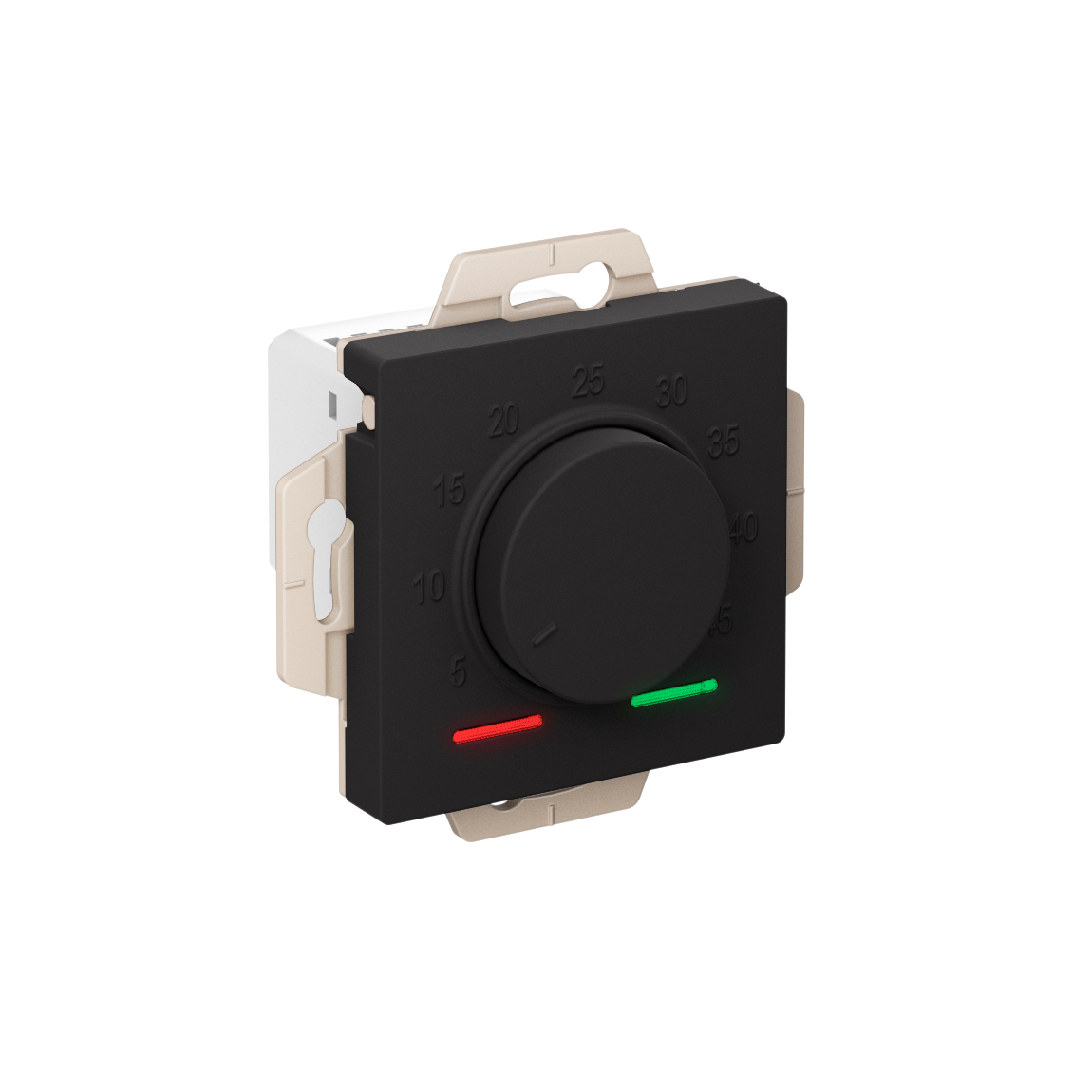 Systeme Electric AtlasDesign Карбон Термостат электрон. теплого пола с датчиком, 10A, механизм фото