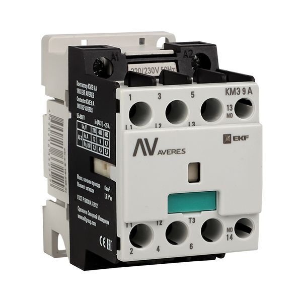 EKF Контактор КМЭ 9А 1NO 400В АС AVERES фото