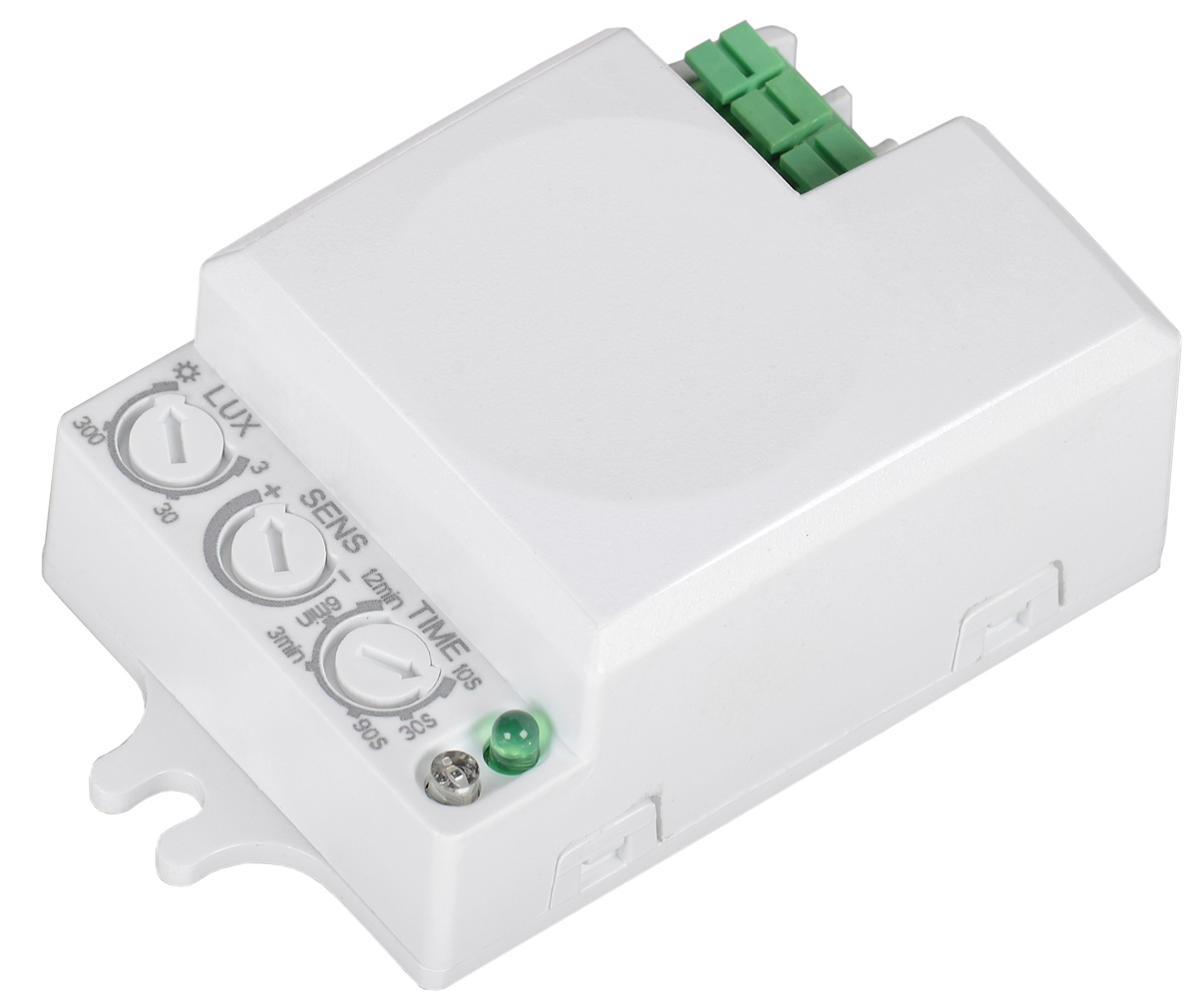 IEK Датчик движения ДД-МВ 401 белый, 500Вт, 360 гр.,8М,IP20, фото