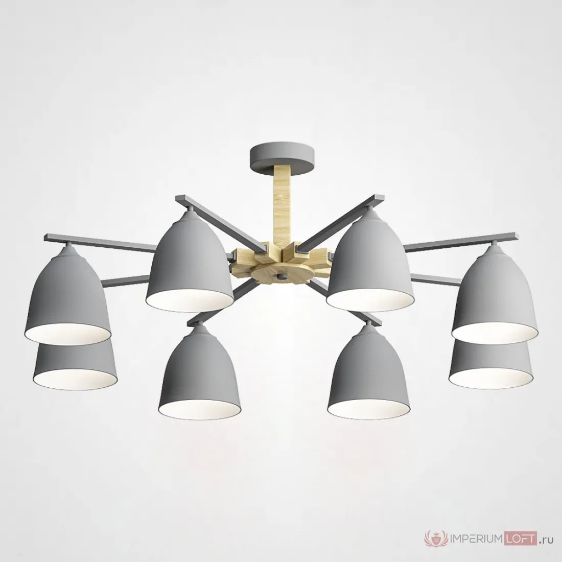ImperiumLoft Потолочная люстра NOA 8 Gray by ImperiumLoft фото