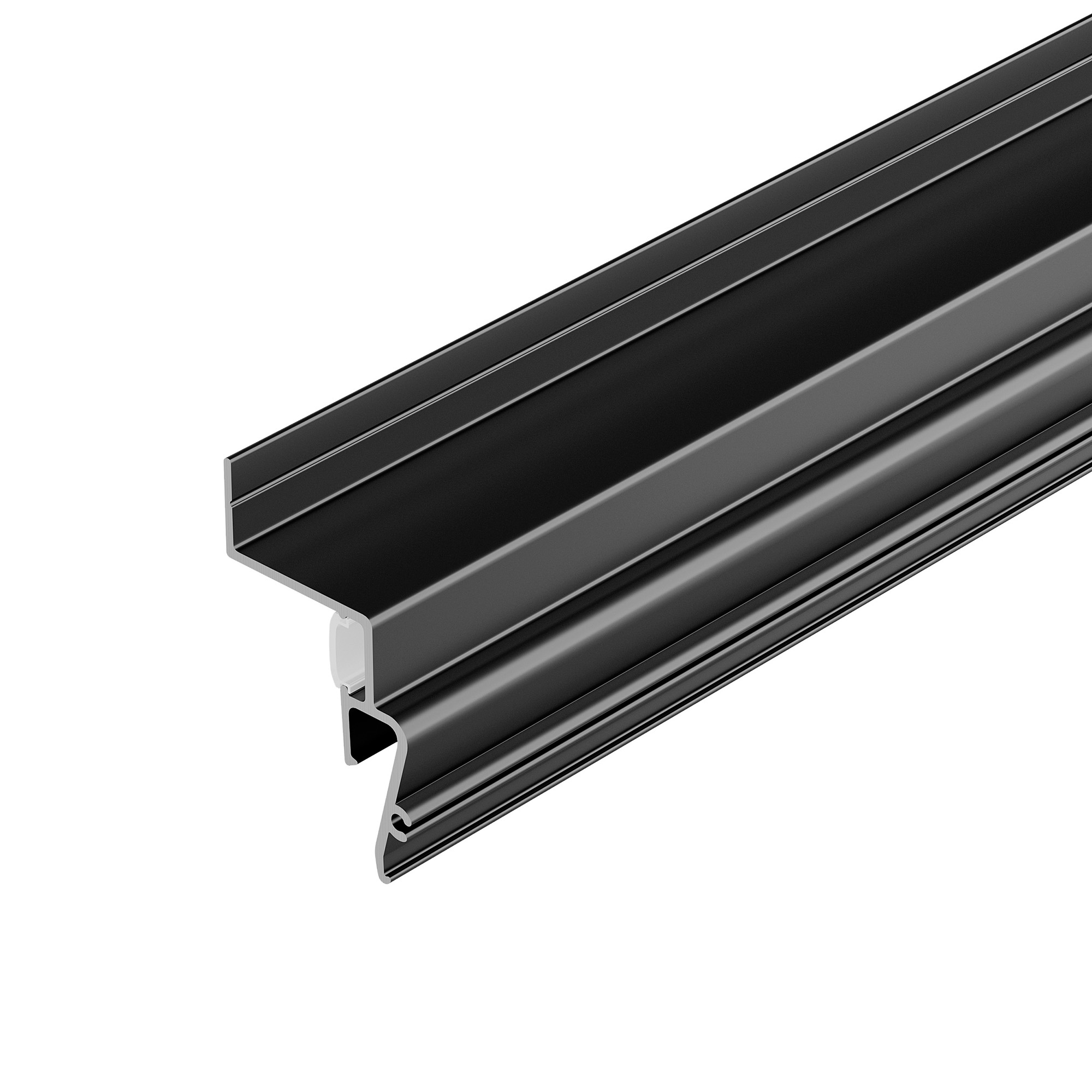 Arlight Профиль STRETCH-SHADOW-2000 BLACK (A2-CONTOUR-PRO) (Алюминий) фото
