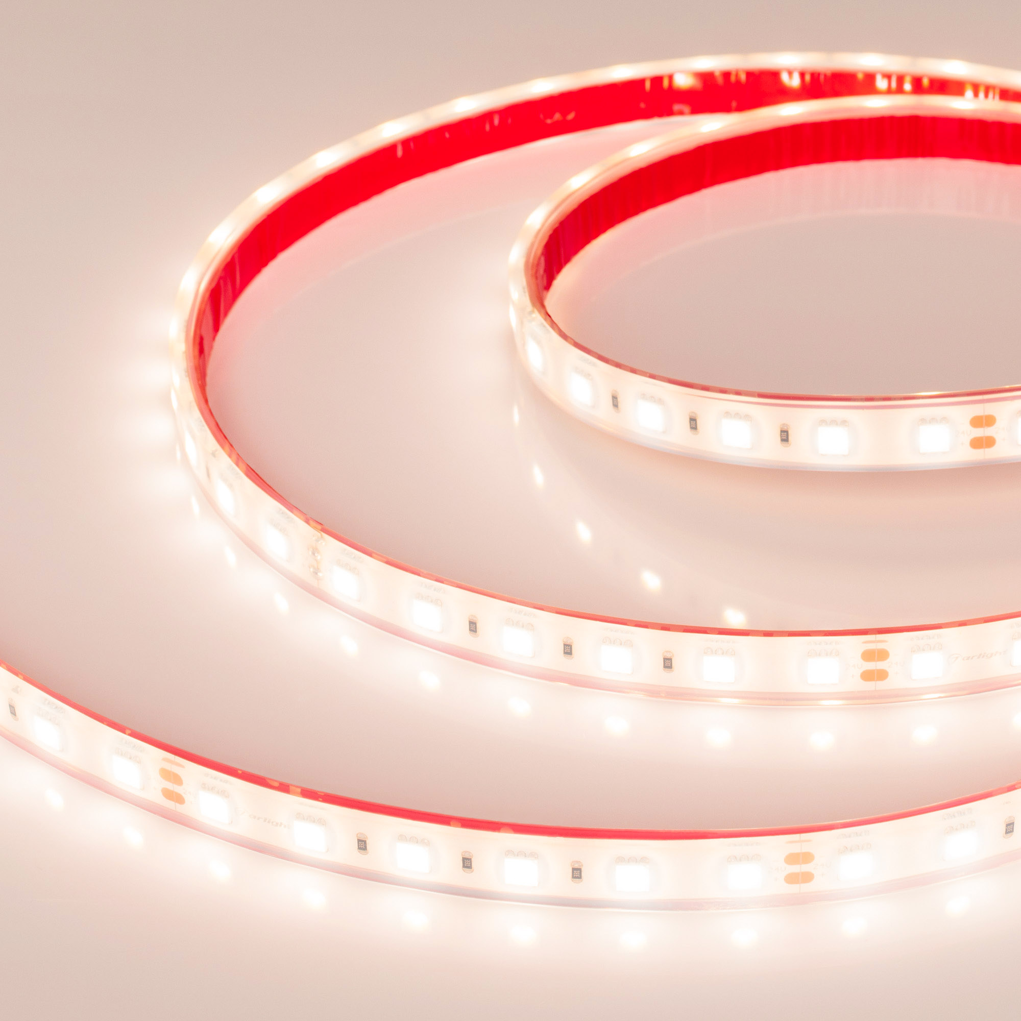 Arlight Светодиодная лента герметичная RTW-PFS-B60-13mm 24V Warm3000 (14.4 W/m, IP68, 5060, 5m) (-) фото