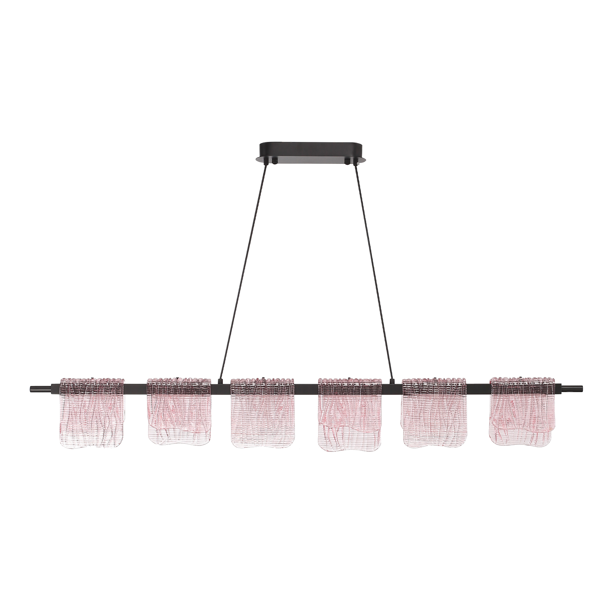 ST LUCE SL6021.403.36 Светильник подвесной черный/розовый LED 1*36W 3000K фото