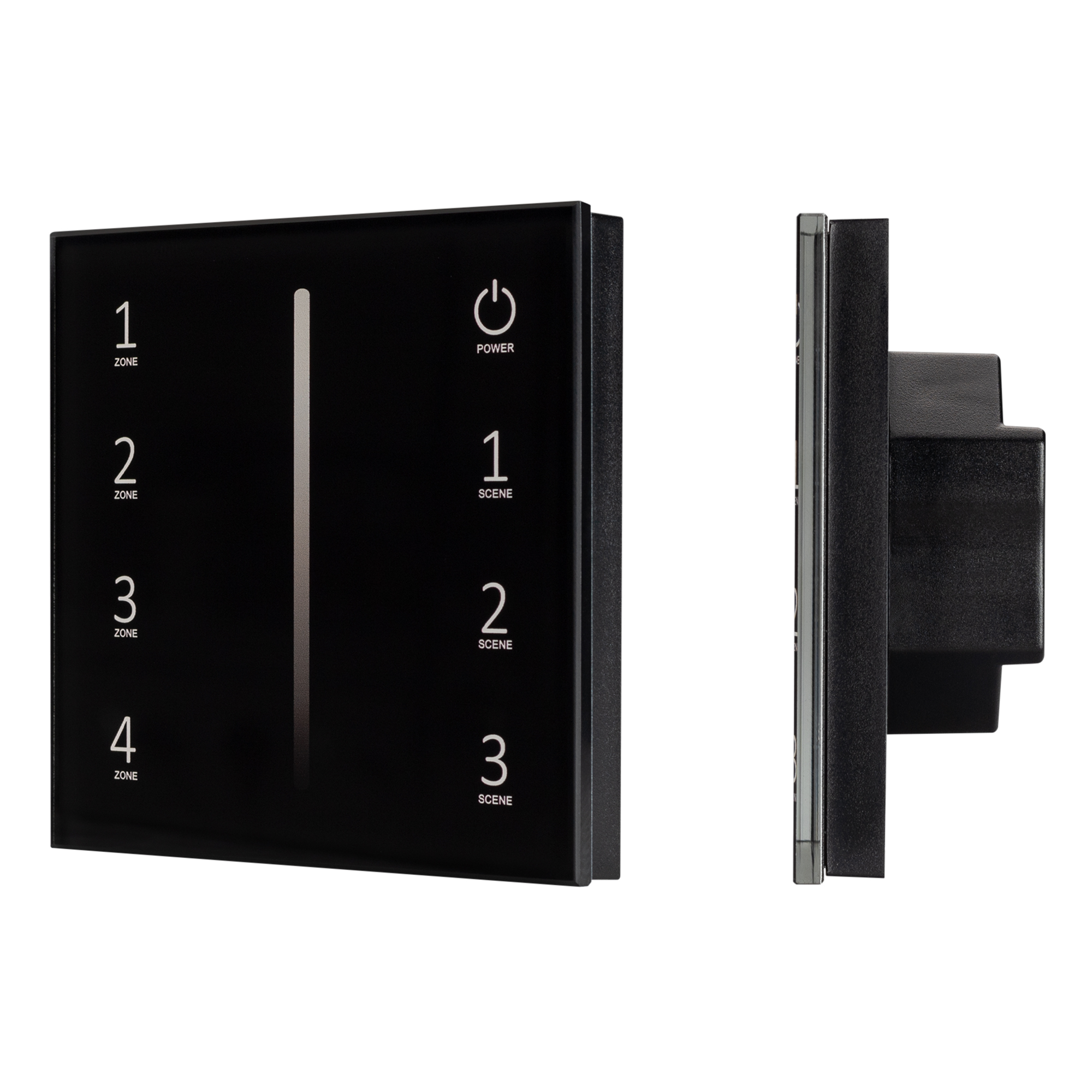 Arlight Панель SMART-P34-DIM-IN Black (230V, 0-10V, Sens, 2.4G) (IP20 Пластик, 5 лет) фото