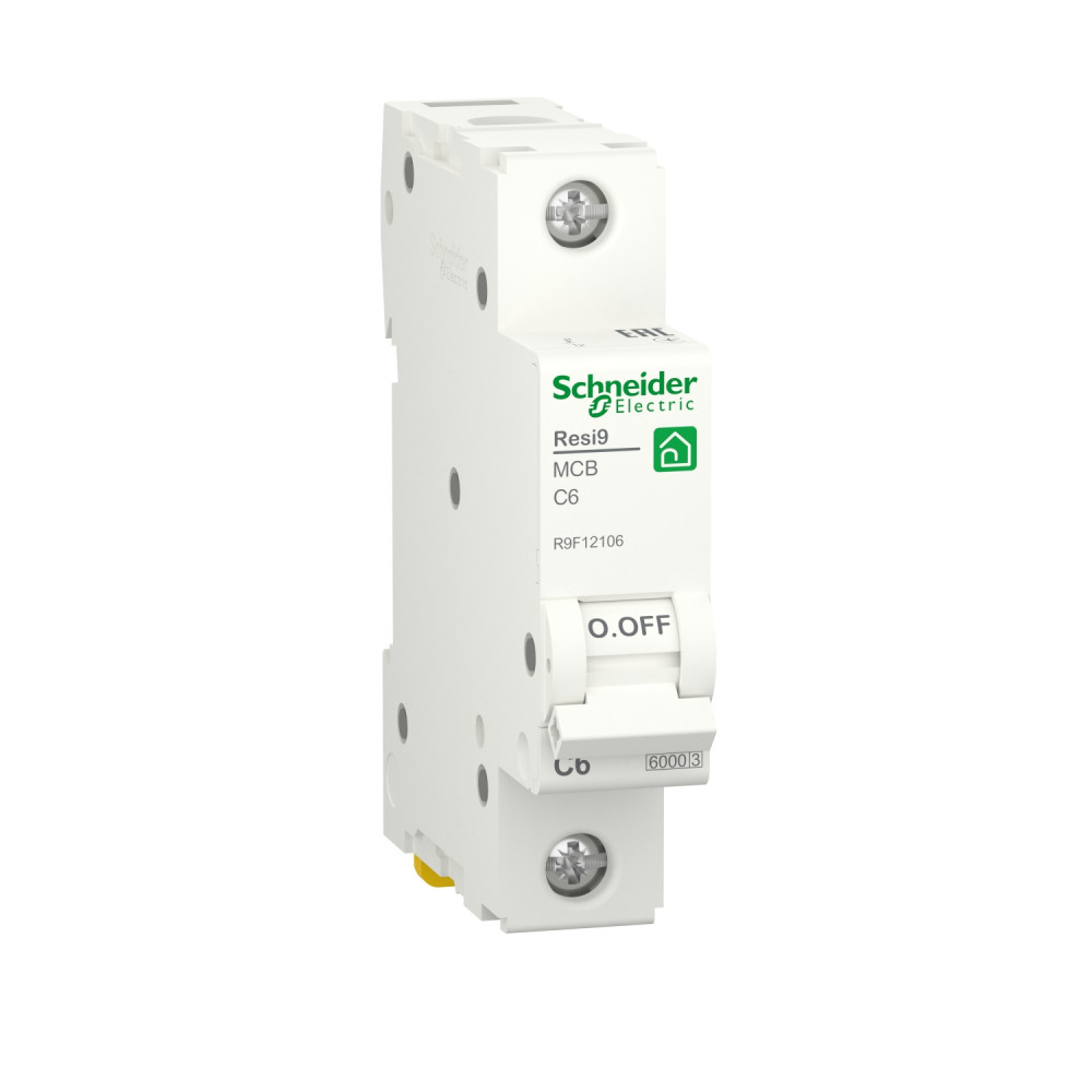 Schneider Electric RESI9 Автоматический выключатель (АВ) С 6А 1P 6000A фото
