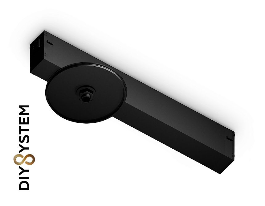 Ambrella Крепеж трековый для корпуса DIY D85mm Magnetic 220V A2542 BK черный 232*83*55 фото