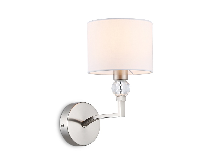 Ambrella Светильник настенный LH71125 SN/WH никель/белый E14 max 40W 220*140*250 фото