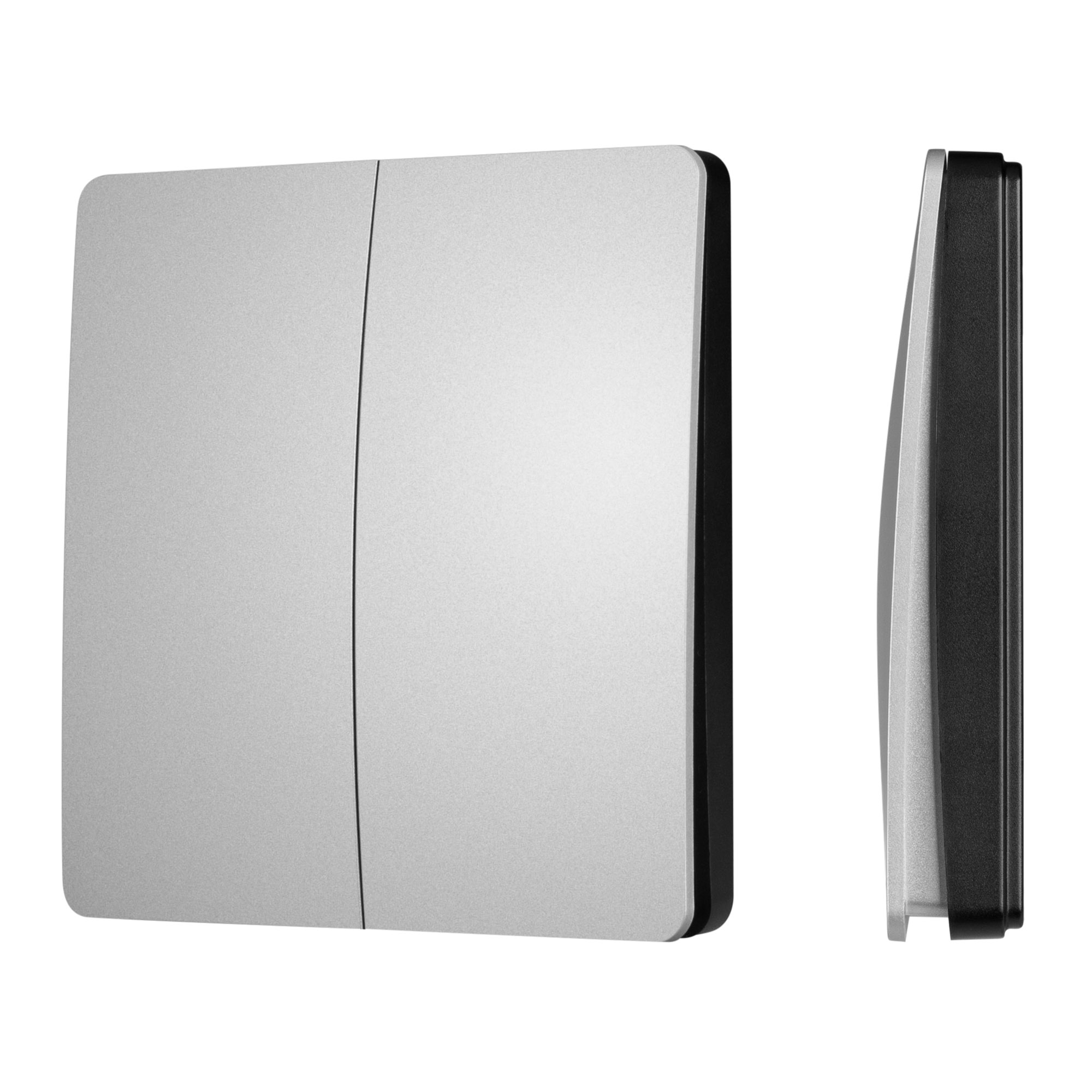 INTELLIGENT ARLIGHT Кнопочная панель KINETIC-801-22-2G-WP-SUF Silver (No battery, IP67, 433Mhz) (IARL, IP67 Пластик, 3 года) фото