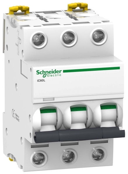 Schneider Electric Acti 9 iC60L Автоматический выключатель 3P 16A (C) фото