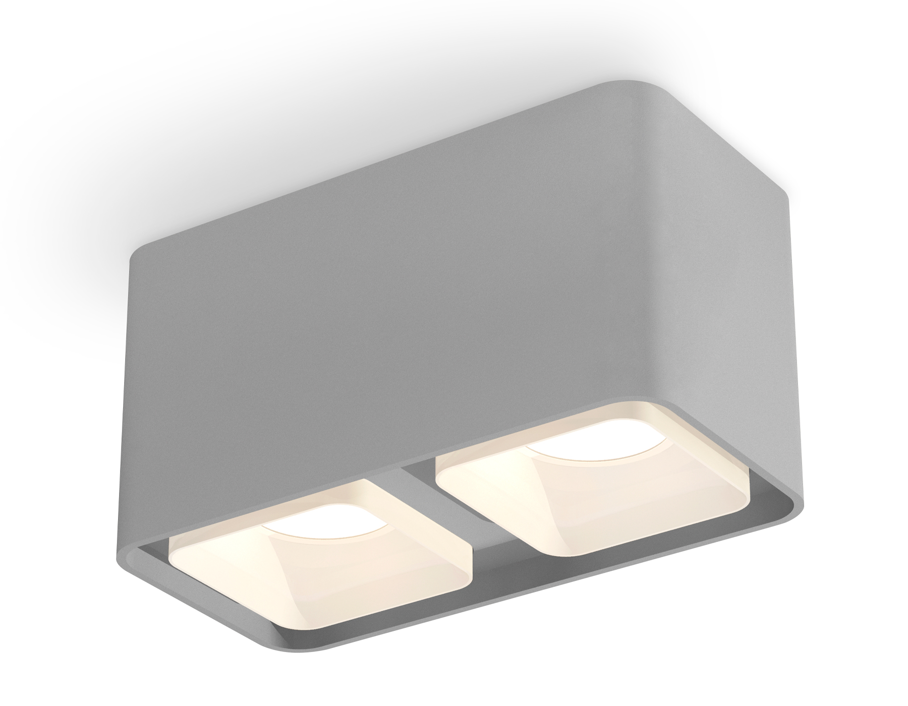 Ambrella Комплект накладного светильника с акрилом XS7852010 SGR/FR серый песок/белый матовый MR16 GU5.3 (C7852, N7755) фото