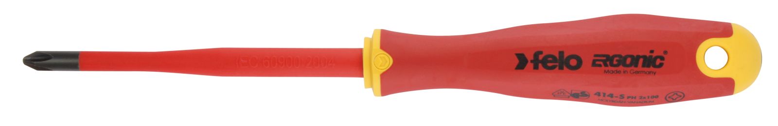 Felo Отвертка диэлектрическая PH 1х80 E-Slim Ergonic 41419290 фото