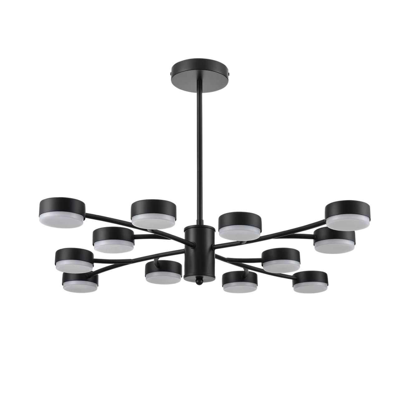 Lumion 8117/12 COMFI LN25 черный, металл Люстра LED GX53 12*7W 220V TORINA фото