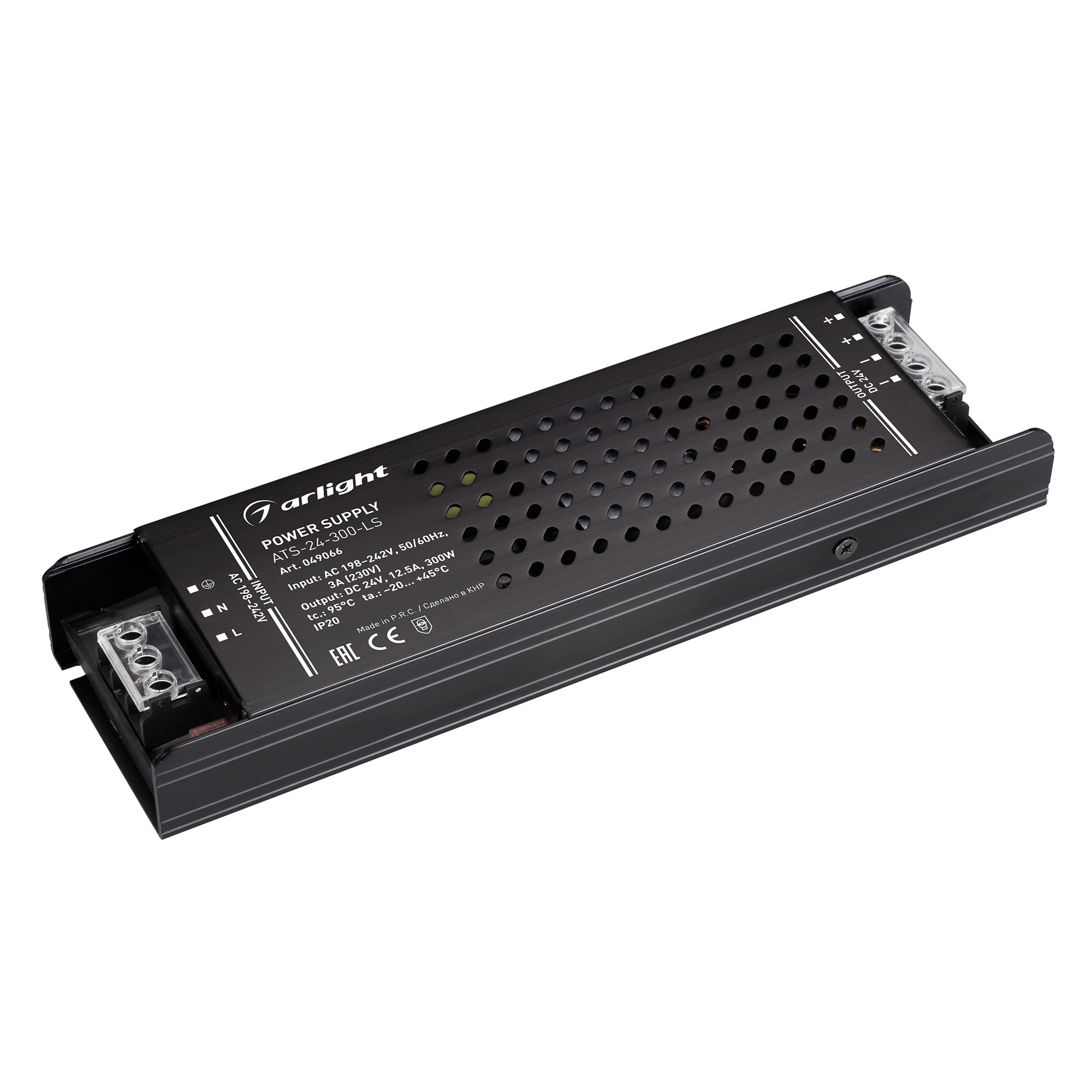 Arlight Блок питания ATS-24-300-LS (24V, 12.5A, 300W) (IP20 Сетка, 5 лет) фото