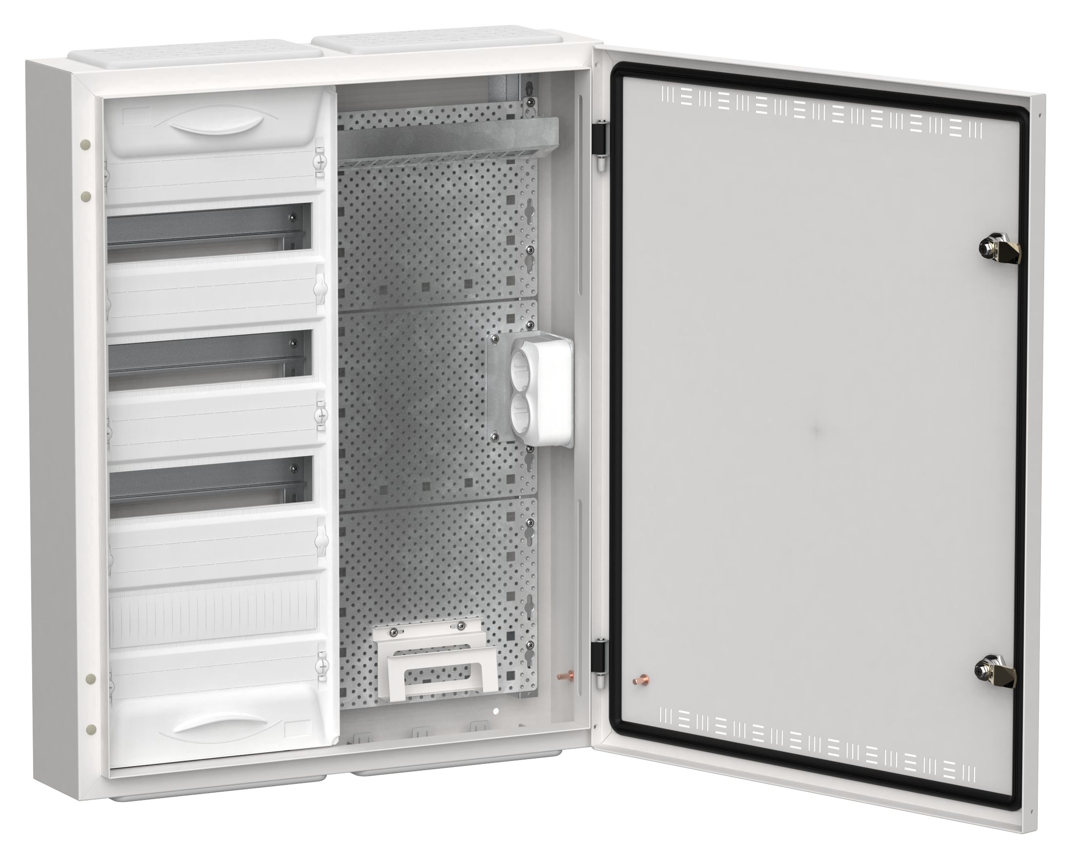 IEK TITAN 5 Корпус комбинированный ЩРн-48 (2х48) белый фото