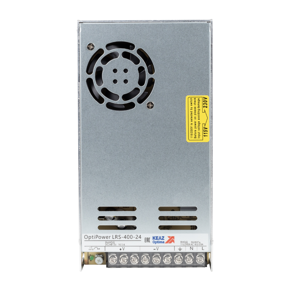 КЭАЗ Блок питания панельный OptiPower LRS 400-24 16.6A. фото