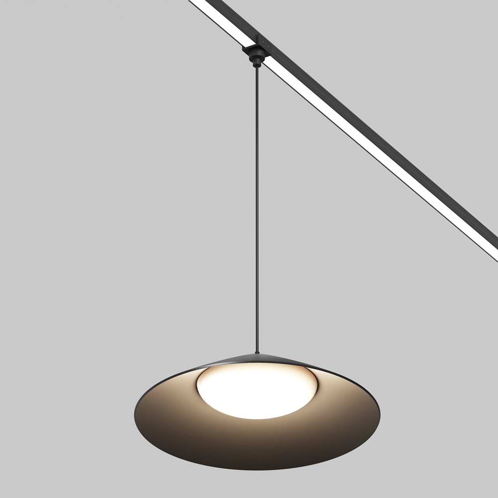 Maytoni Outdoor Уличный трековый светильник Campana Elasity IP 3000К 12Вт 120° черный фото