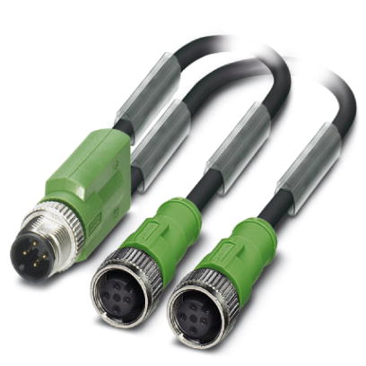 Phoenix Contact SAC-3P-M12Y/2X0,6-PUR/M12FS B Кабель для датчика / исполнительного элемента фото