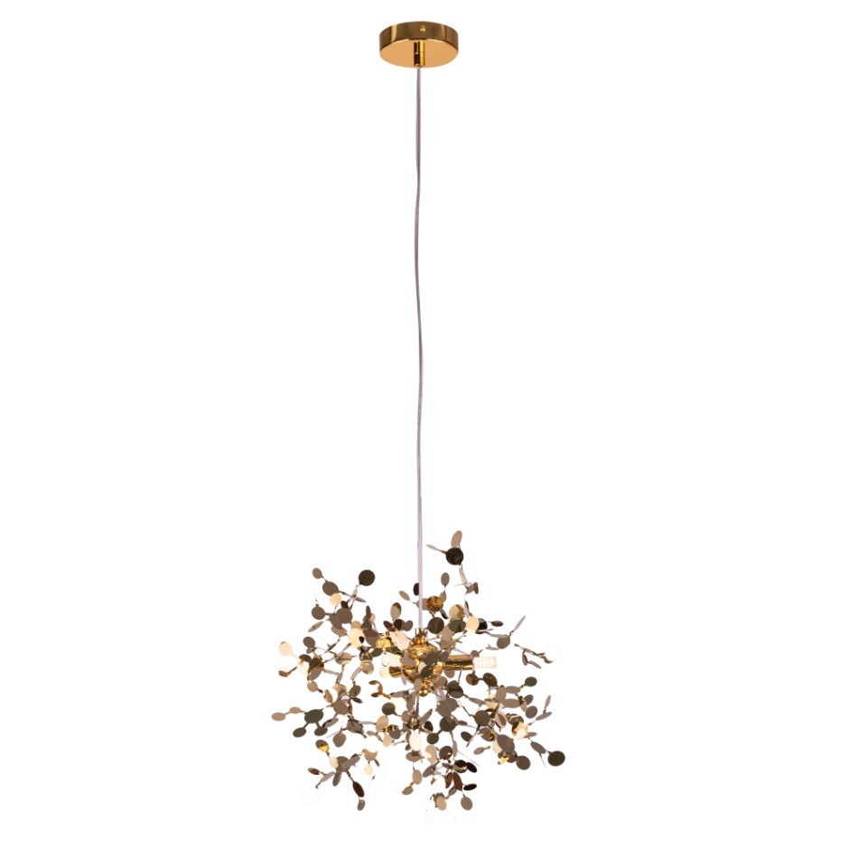 Lightstar L1P721132 Подвес EXTRA 3х5W(led) G9 (721132+ 572102) ЗОЛОТО фото