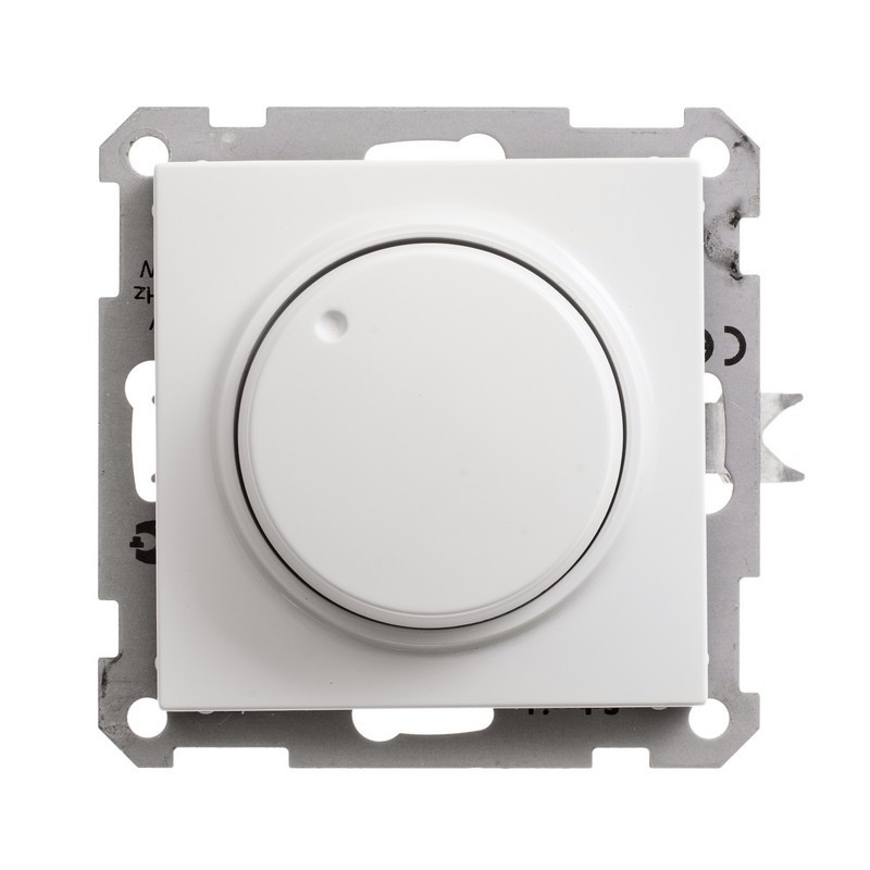 Systeme Electric W59 Светорегулятор (диммер) поворотный 400Вт 230В механизм белый фото