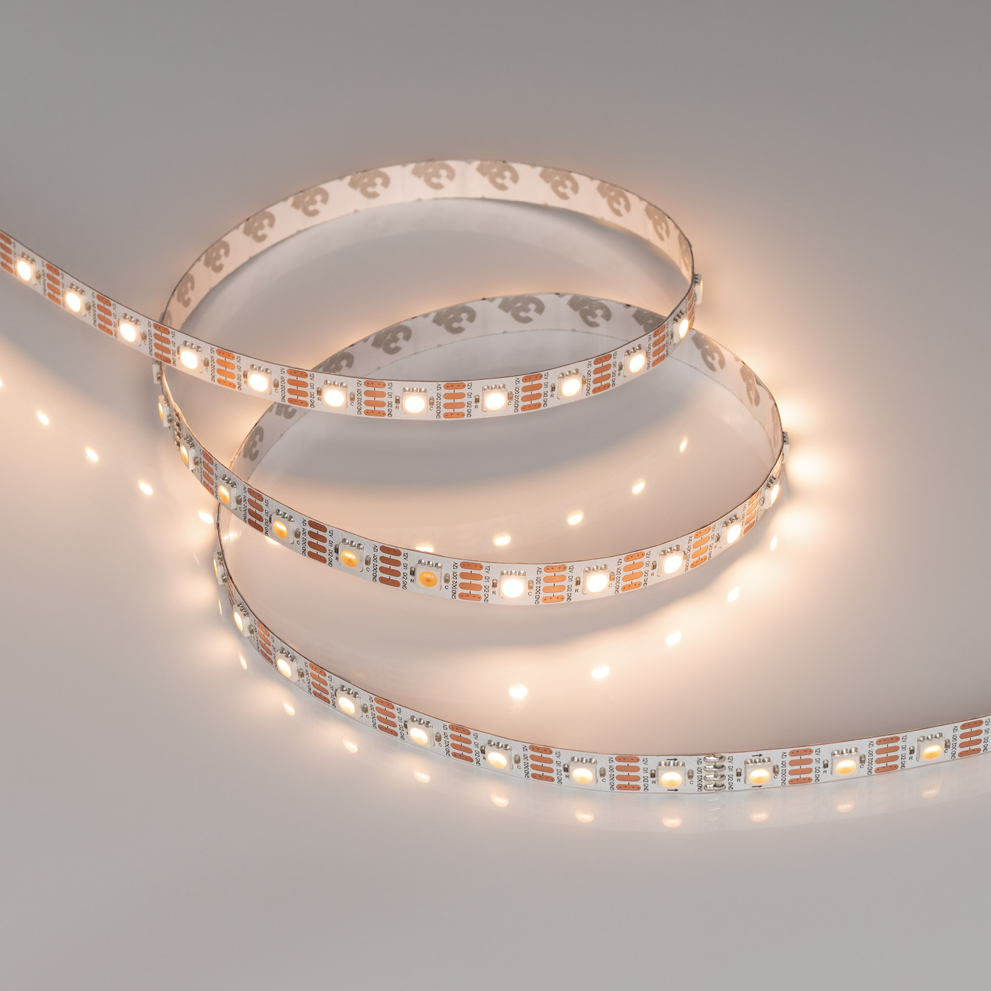 Arlight Лента SPI-B60-10mm 12V Warm3000-PX1-RAM (9.3 W/m, IP20, 5060, 5m) (бегущий огонь) фото