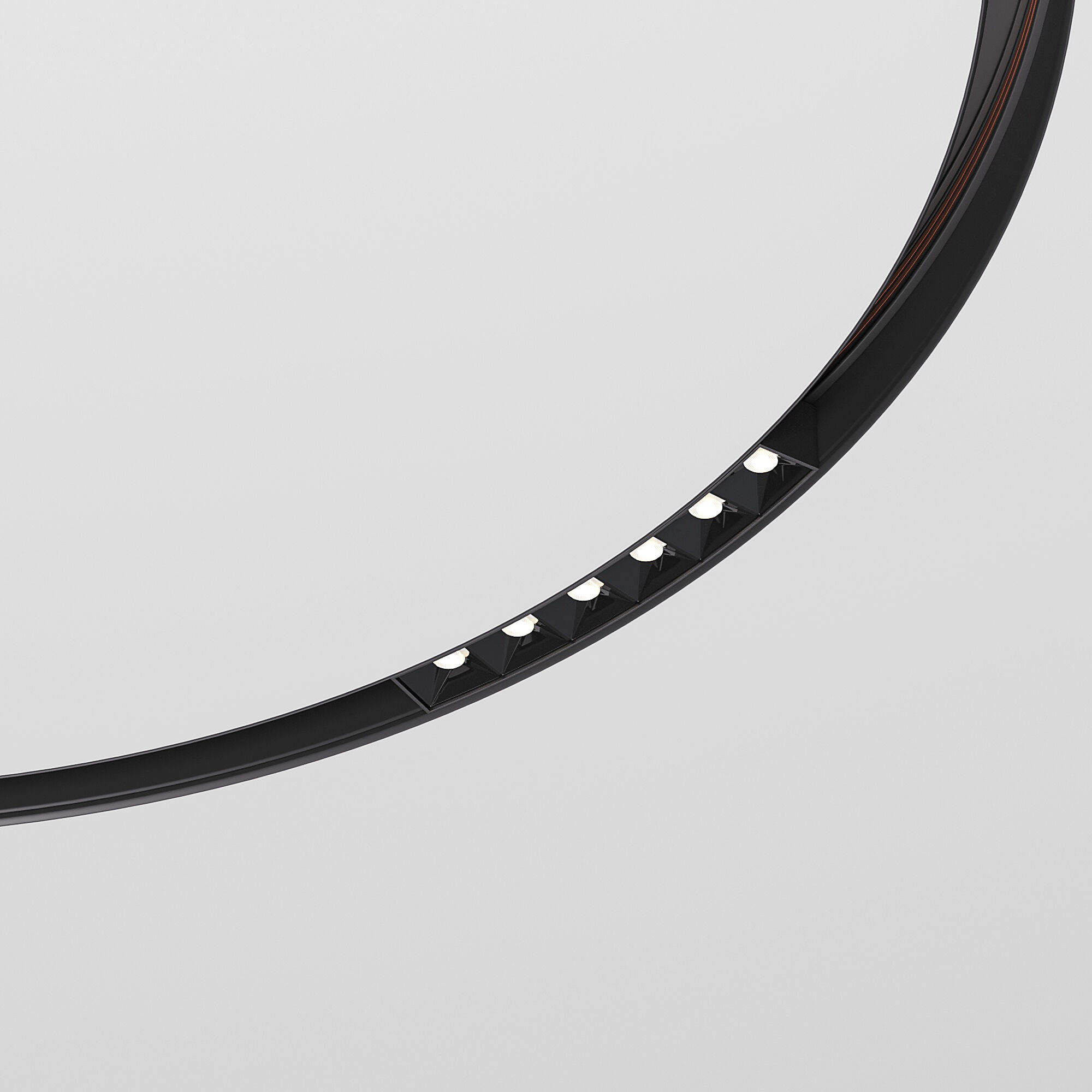 Elektrostandard Slim Magnetic Трековый светильник 6W 4200K Intenso (чёрный) (Ø800мм) 85183/01 фото
