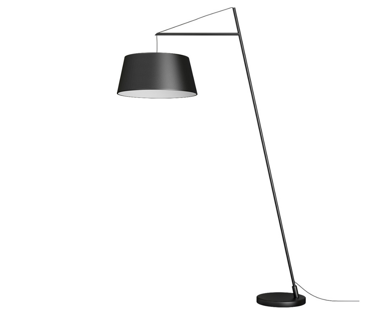 Kink Light 07191-F,19 Торшер Бариа черный d50 h190 E27 1*40W комплект состоит из 2х коробок фото