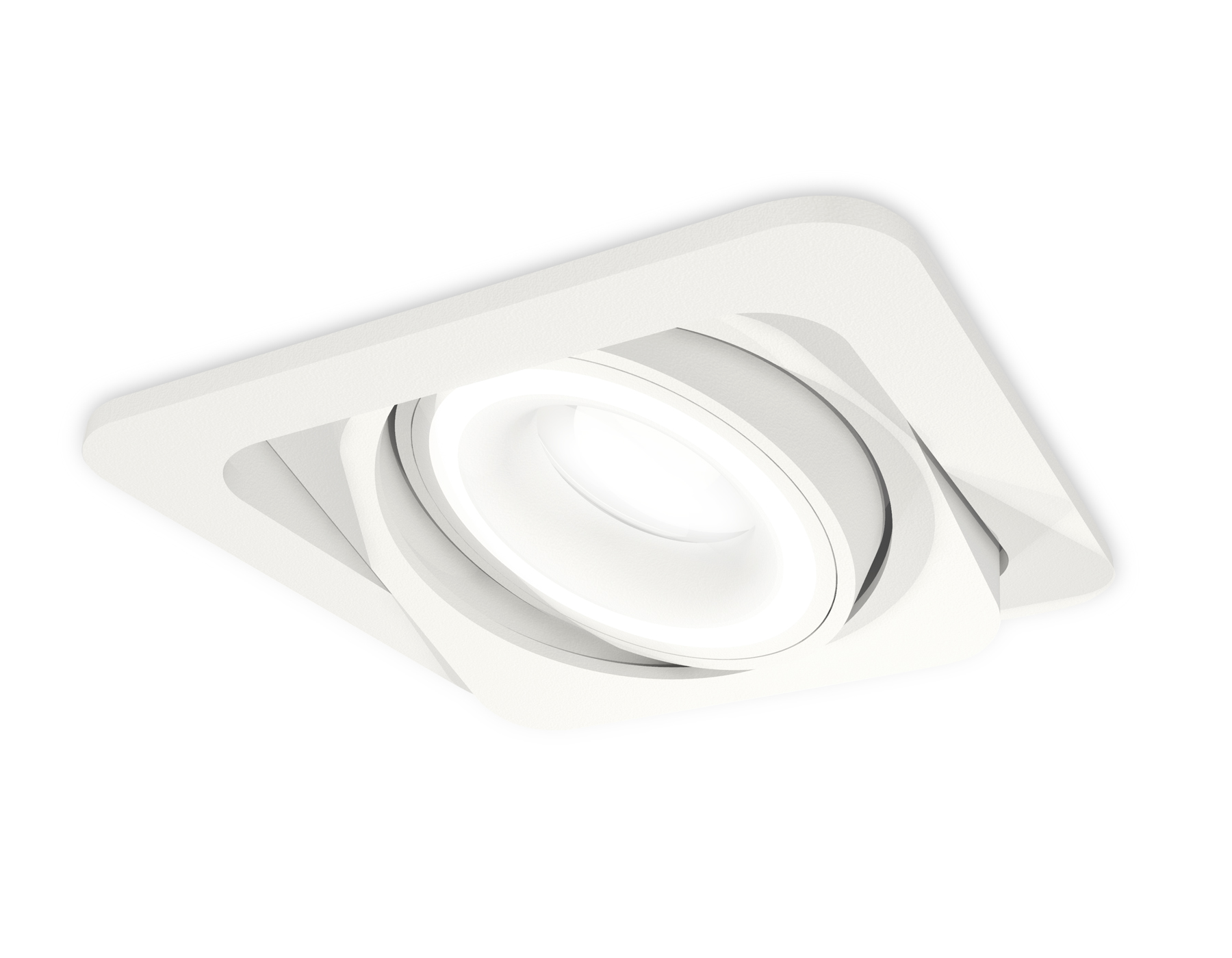 Ambrella Комплект встраиваемого поворотного светильника XC7658080 SWH/FR белый песок/белый матовый MR16 GU5.3 (C7658, N7110) фото