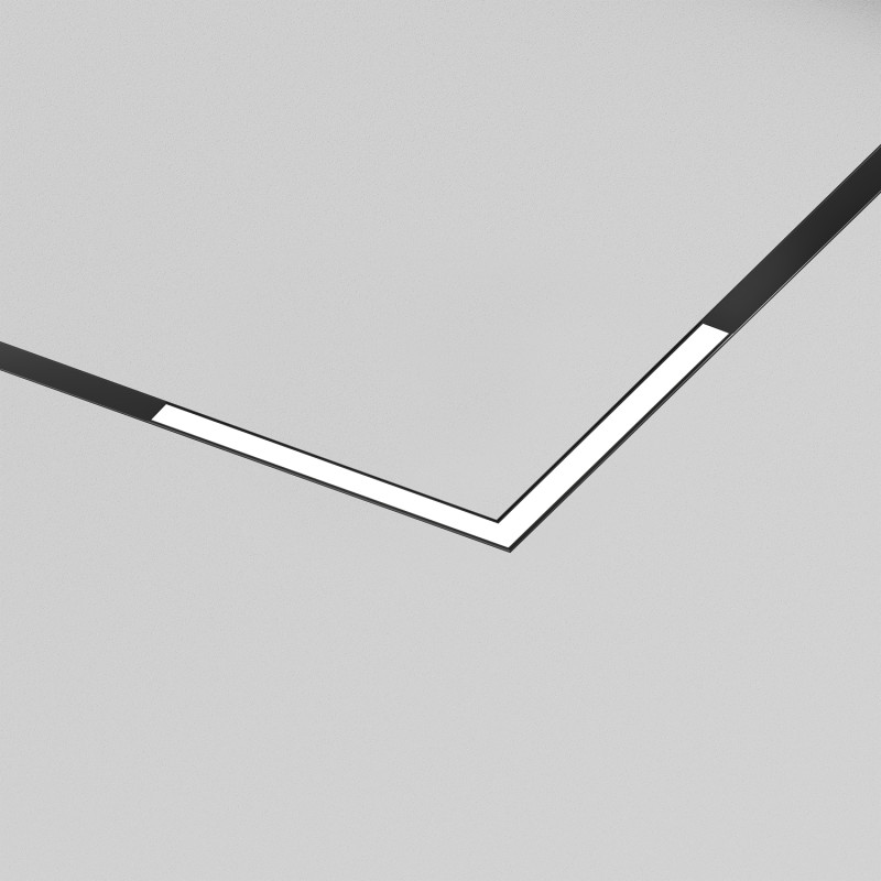 Denkirs DK8314-BK Линейный угловой светильник-коннектор SMART LINEAR ZigBee, 18 Вт, 2700–6500K, 120°, Ra90, 100–265VAC, алюминий, черный фото