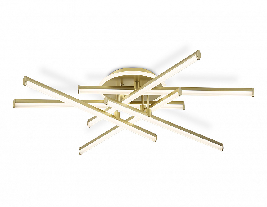 Ambrella Светильник светодиодный потолочный FL6254 GD золото 97W 3000K-6400K 805*760*170 (ПДУ ИК) фото