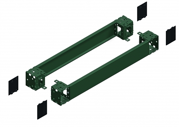 Schneider Electric Sarel Передняя и задняя панели цоколя 800x100 фото