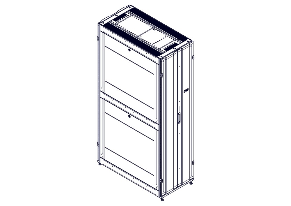 Systeme Electric Шкаф Systeme Electric, серия Uniprom, 48U-600/1200, боковые панели 4шт, черный фото