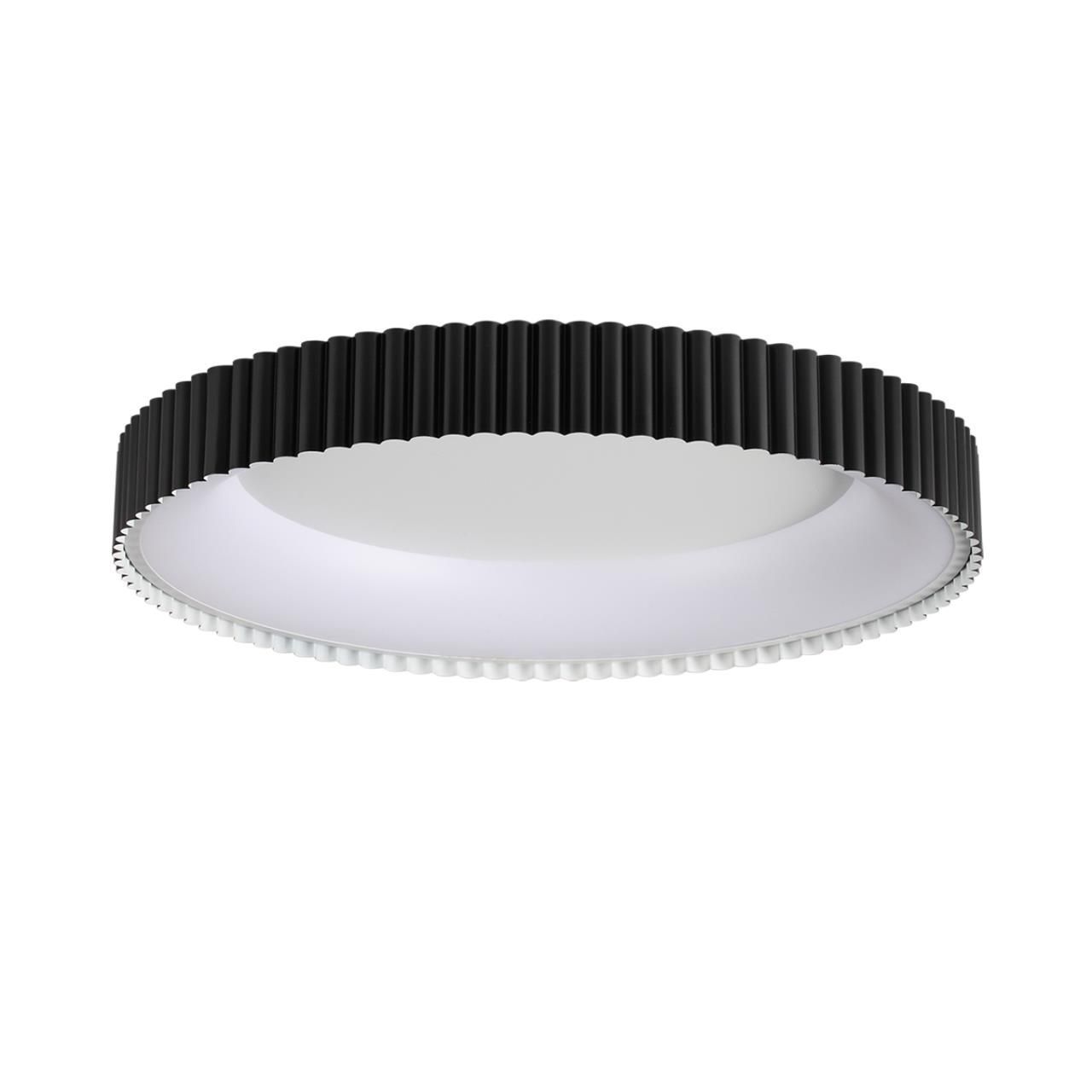 Sonex 7764/56L AVRA LED SN Светильник металл/белый/черный LED 56Вт 3000-6000K D500 IP43 ССТ SHARMEL фото