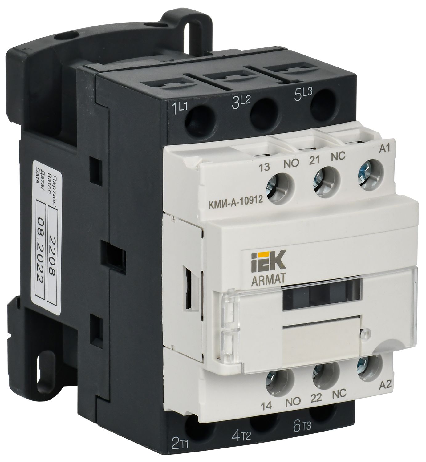 IEK ARMAT Контактор КМИ-А-10912 LC1D 9А 110В/АС3 1НО/1НЗ фото