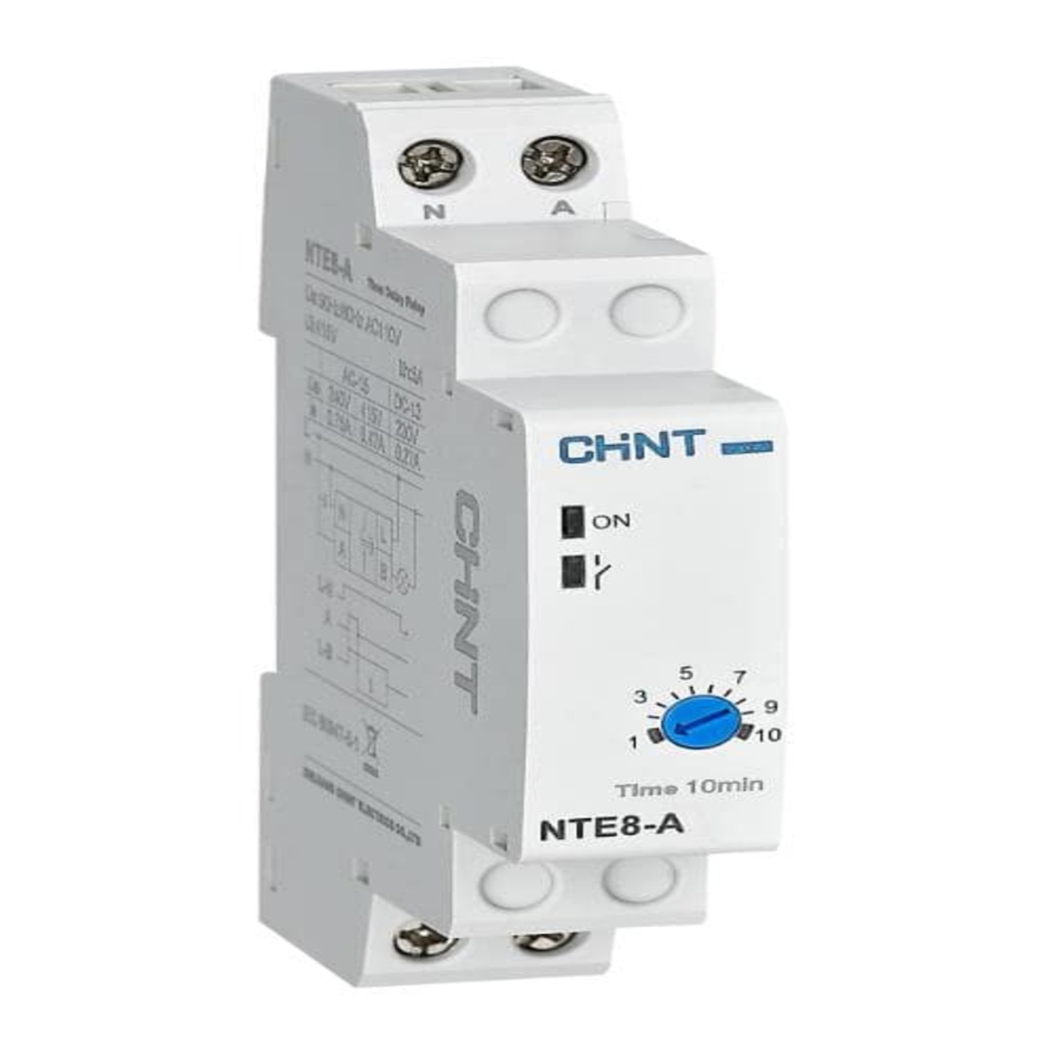 CHINT Реле времени NTE8-10A (задержка времени выключения)  1-10с, 1НО, AC230В (R) фото