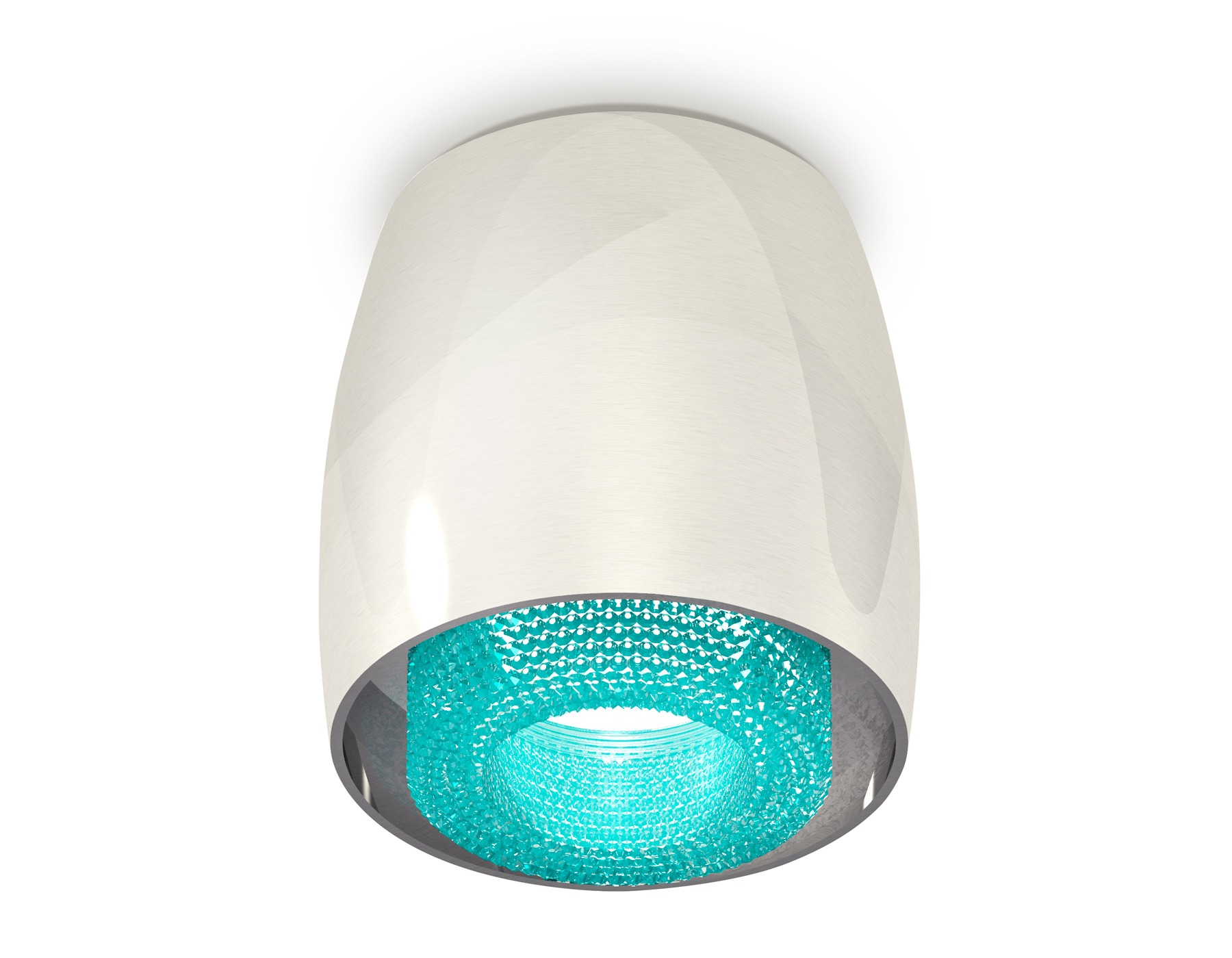 Ambrella Комплект накладного светильника с композитным хрусталем XS1143011 PSL/BL серебро полированное/голубой MR16 GU5.3 (C1143, N7194) фото