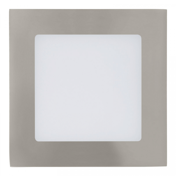 Eglo 94522 Светильник светодиодный встраиваемый FUEVA 1, 5,5W (LED), 120х120, литой металл, никель мат фото