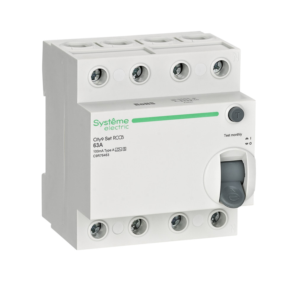 Systeme Electric City9 Set ВДТ 63А 4P 100мА A-S 400В фото