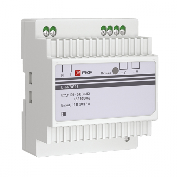 EKF Блок питания 12В DR-60W-12 PROxima фото