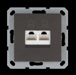 Jasmart G Мокко Розетка RJ45 2-ая фото