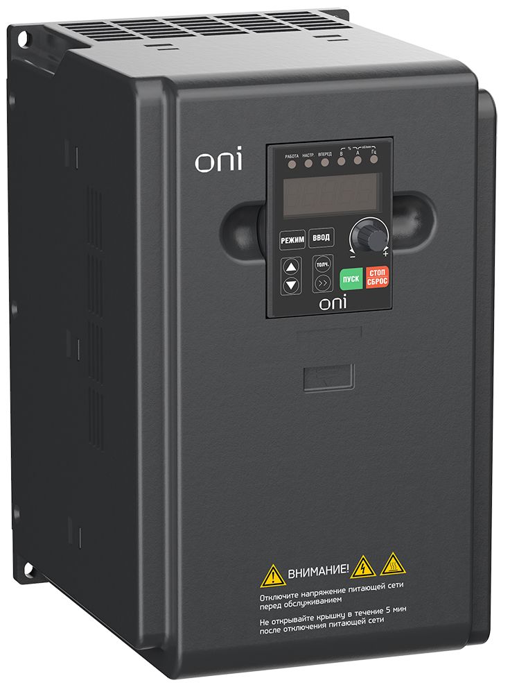 IEK ONI Преобразователь частоты A150 380В 3Ф 5,5кВт 13А встр. торм. фото